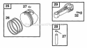 Piston Grp Diagram and Parts List for 12S802-0844-01  Briggs and Stratton Engine